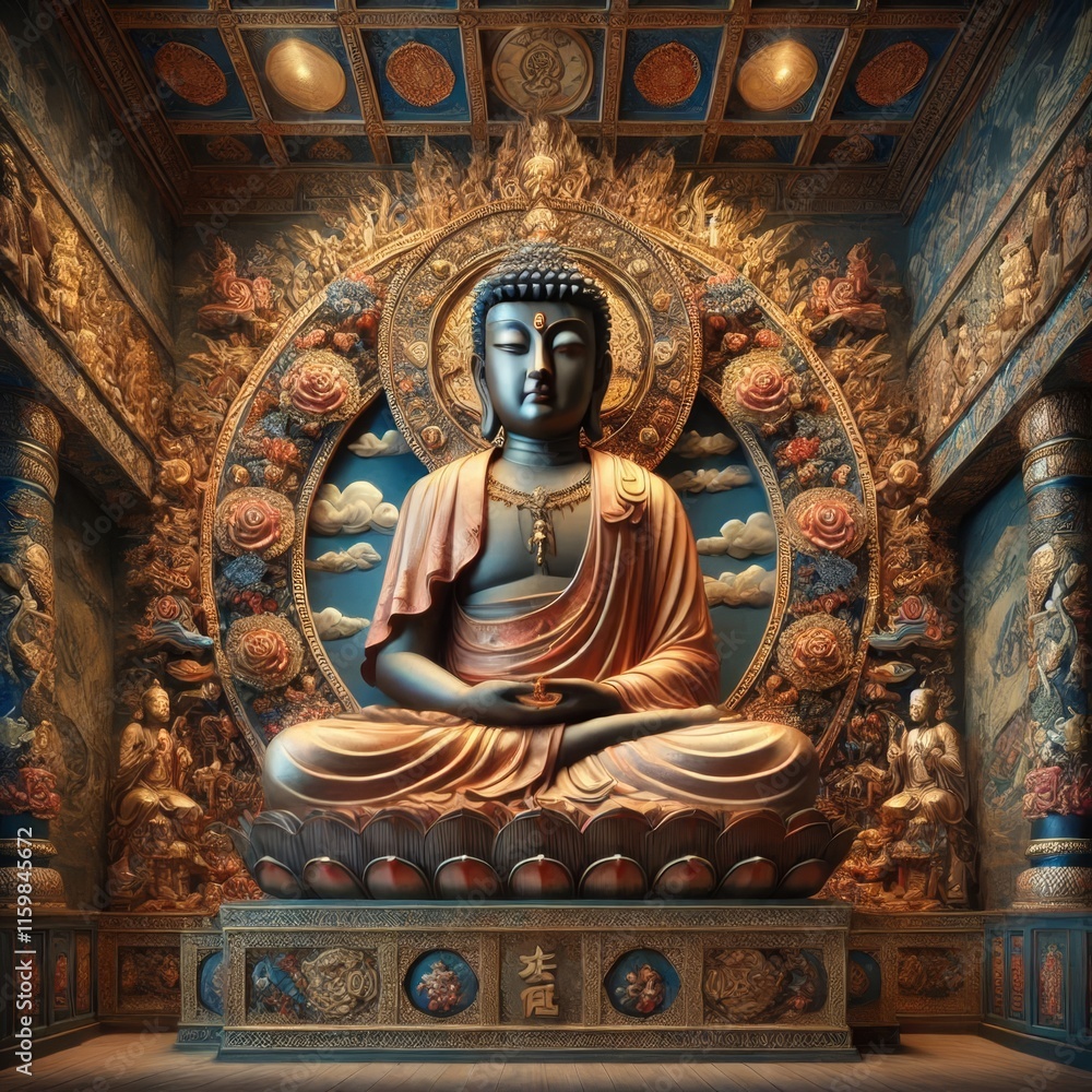 Gautam Buddha Abstract - Generative AI Gautam Buddha Abstract - Generative AI