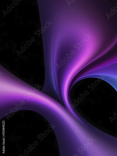 A purple and blue abstract background with a black background.