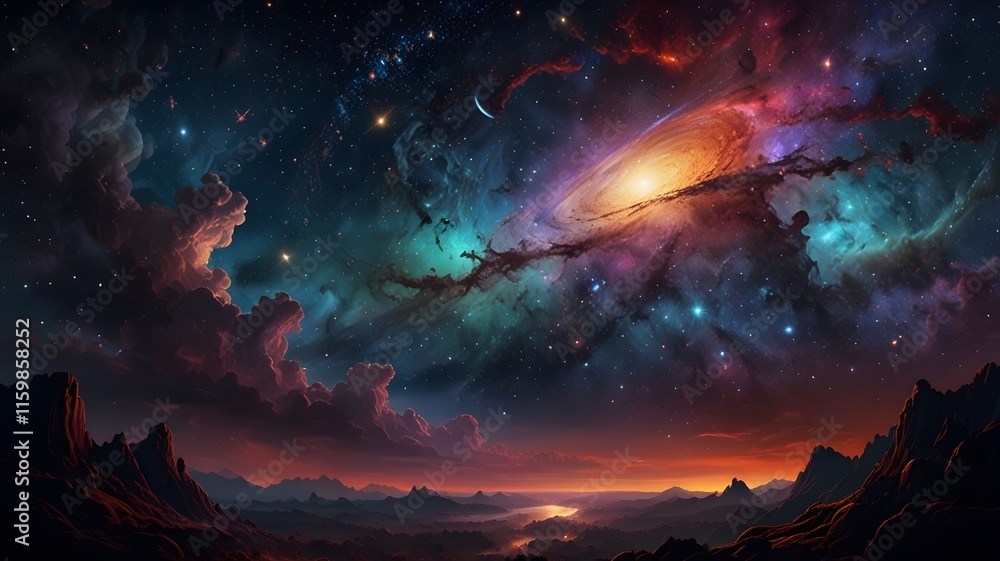 Naklejka premium lights at night