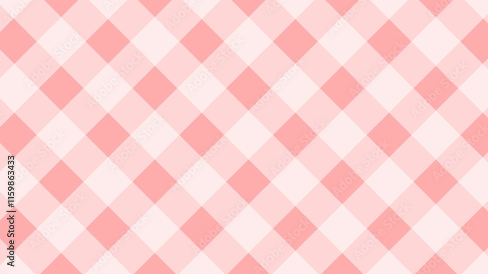 Fototapeta premium 赤のチェック柄のシンプルな背景