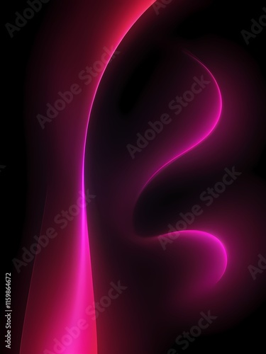 A pink and black abstract background with a black background.