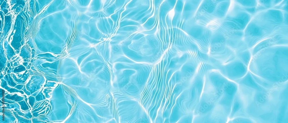 The image is of a body of water with blue waves The image is of a body of water with blue waves