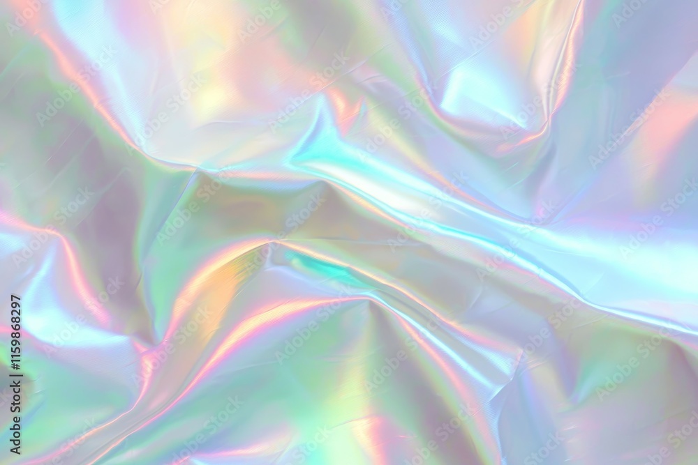 Piece of fabric with a rainbow pattern on it Piece of fabric with a rainbow pattern on it