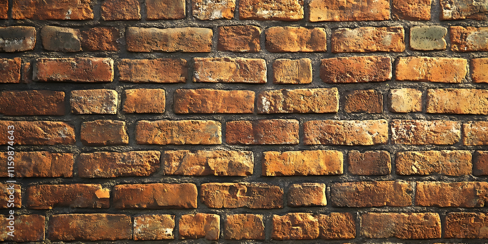 Obraz premium Textured Background of Vintage Brick Wall Perfect for Urban and Historic Feelings : Generative AI