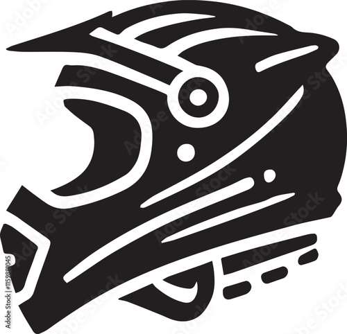 black motorcycle helmet vector, motorcycle helmet vector illustration, motorcycle helmet silhouette vector black and white