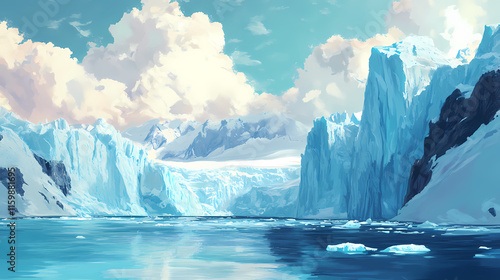 Wallpaper Mural perito moreno glacier patagonia Torontodigital.ca