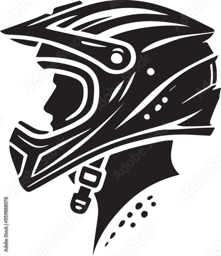 black motorcycle helmet vector, motorcycle helmet vector illustration, motorcycle helmet silhouette vector black and white