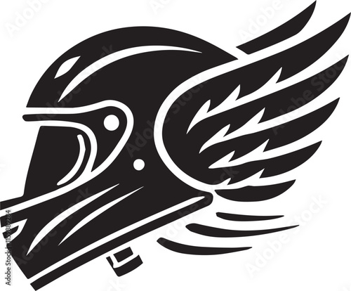 black motorcycle helmet vector, motorcycle helmet vector illustration, motorcycle helmet silhouette vector black and white