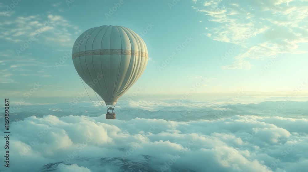 ballon flying, sky background ballon flying, sky background