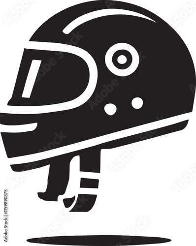 black motorcycle helmet vector, motorcycle helmet vector illustration, motorcycle helmet silhouette vector black and white
