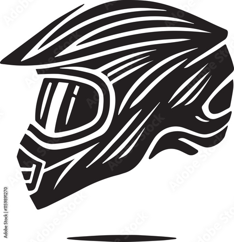 black motorcycle helmet vector, motorcycle helmet vector illustration, motorcycle helmet silhouette vector black and white