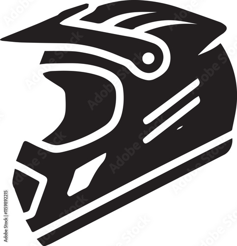 black motorcycle helmet vector, motorcycle helmet vector illustration, motorcycle helmet silhouette vector black and white