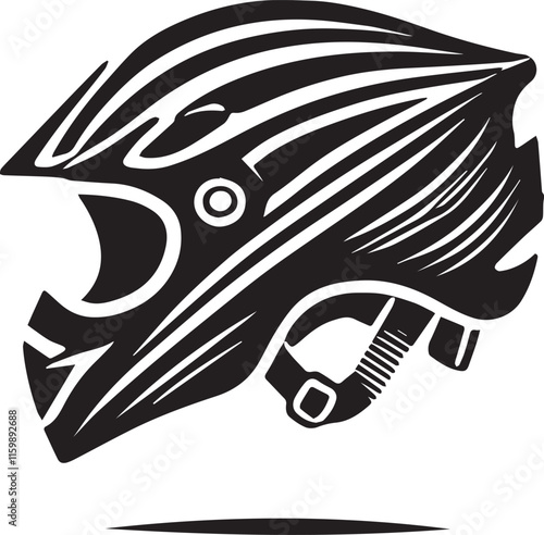 black motorcycle helmet vector, motorcycle helmet vector illustration, motorcycle helmet silhouette vector black and white