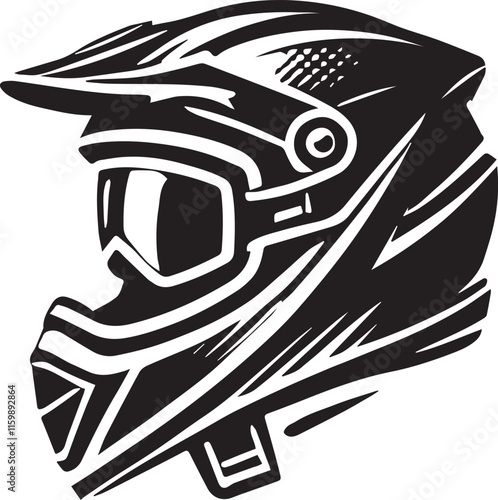black motorcycle helmet vector, motorcycle helmet vector illustration, motorcycle helmet silhouette vector black and white