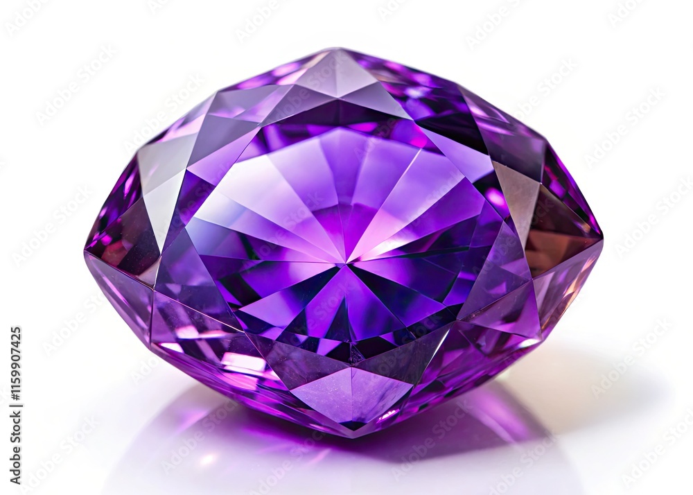 Sparkling amethyst gemstone: vibrant purple, high-resolution, royalty-free image; a luxurious, precious jewel. Sparkling amethyst gemstone: vibrant purple, high-resolution, royalty-free image; a luxurious, precious jewel.