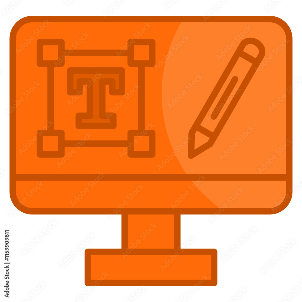 Typography Icon Element For Design Typography Icon Element For Design