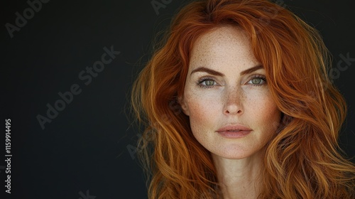 Stunning Portrait of a Redhead Woman