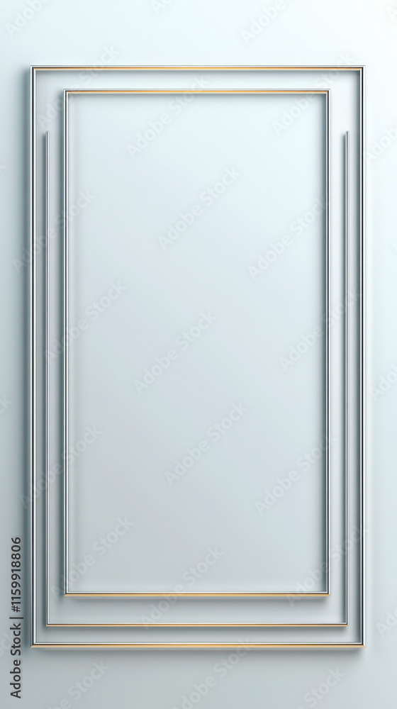 Elegant minimalist wall design featuring layered metal frames. Perfect for modern home decor inspiration and stylish interior aesthetics. Elegant minimalist wall design featuring layered metal frames. Perfect for modern home decor inspiration and stylish interior aesthetics.