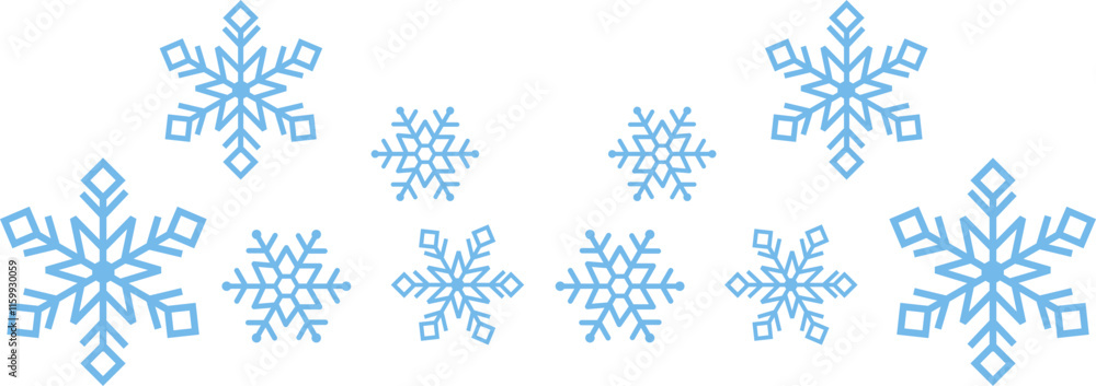 Snowflake footer Snowflake footer