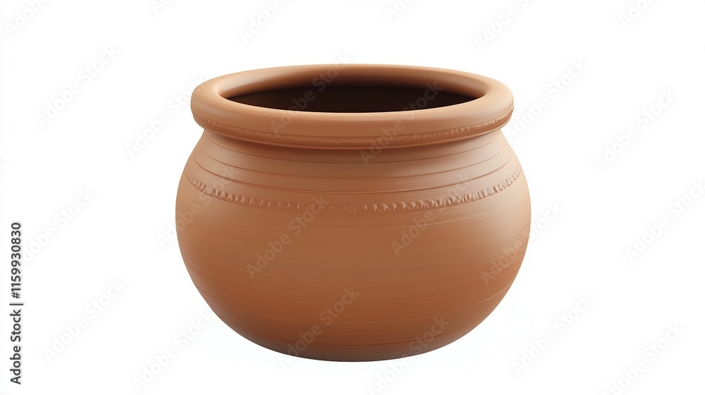 Handcrafted Terracotta Ceramic Pot for Home Decor and Kitchen Cookware Handcrafted Terracotta Ceramic Pot for Home Decor and Kitchen Cookware