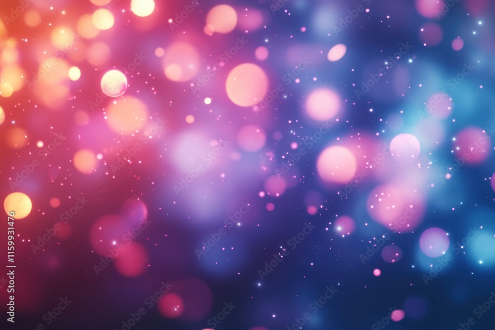 Abstract festive bokeh background with pink, purple, and blue lights. Abstract festive bokeh background with pink, purple, and blue lights.