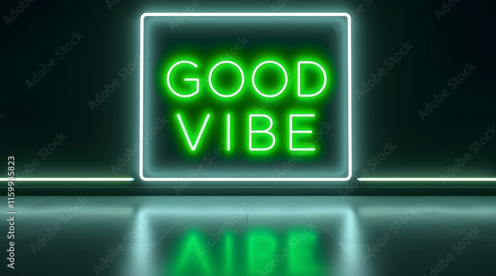 GOOD VIBE Neon Sign Illuminating Positivity and Motivation for Inspiring Moments in a Modern Design GOOD VIBE Neon Sign Illuminating Positivity and Motivation for Inspiring Moments in a Modern Design