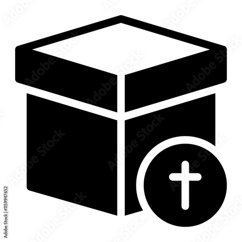 christianism glyph icon