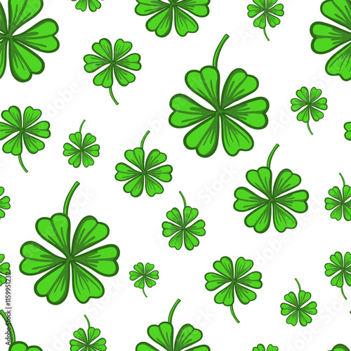 Vector illustration, St. Patrick's Day patterns and elements for decoration 
