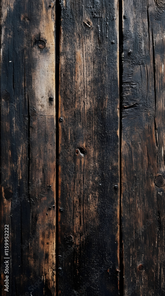 Rustic Aged Wooden Planks Texture with Natural Weathered Patterns : Generative AI Rustic Aged Wooden Planks Texture with Natural Weathered Patterns : Generative AI