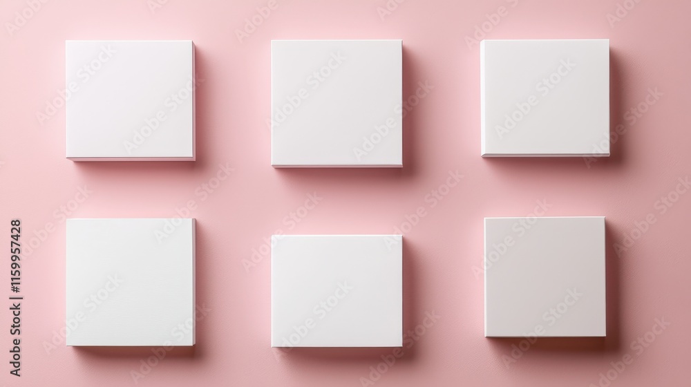 Creative display of blank canvases studio art inspiration minimalist Creative display of blank canvases studio art inspiration minimalist