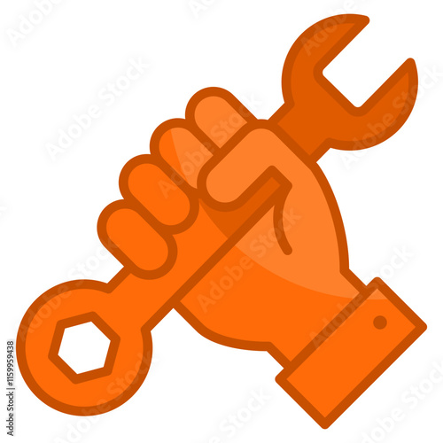 Construction Worker  Icon Element For Design