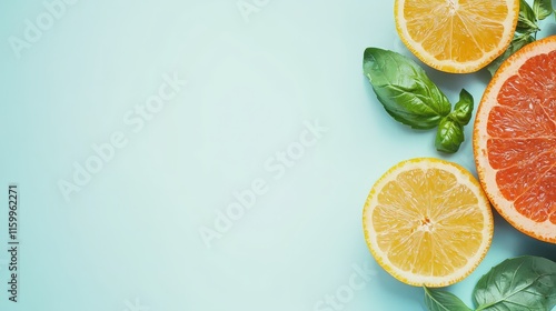 Vibrant bell peppers on yellow background food photography freshness