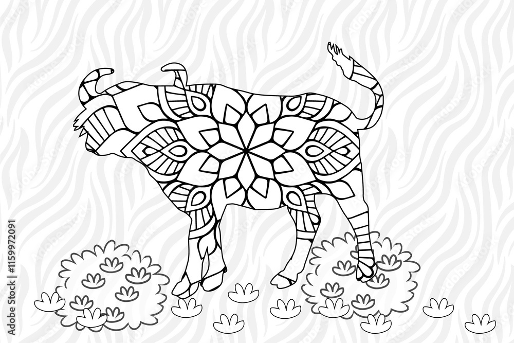 Obraz premium Animal Coloring Book