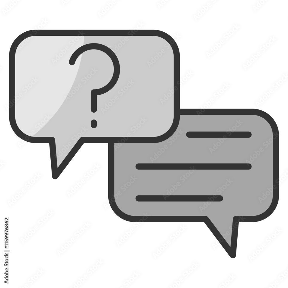 Answer Box Icon Element For Design Answer Box Icon Element For Design