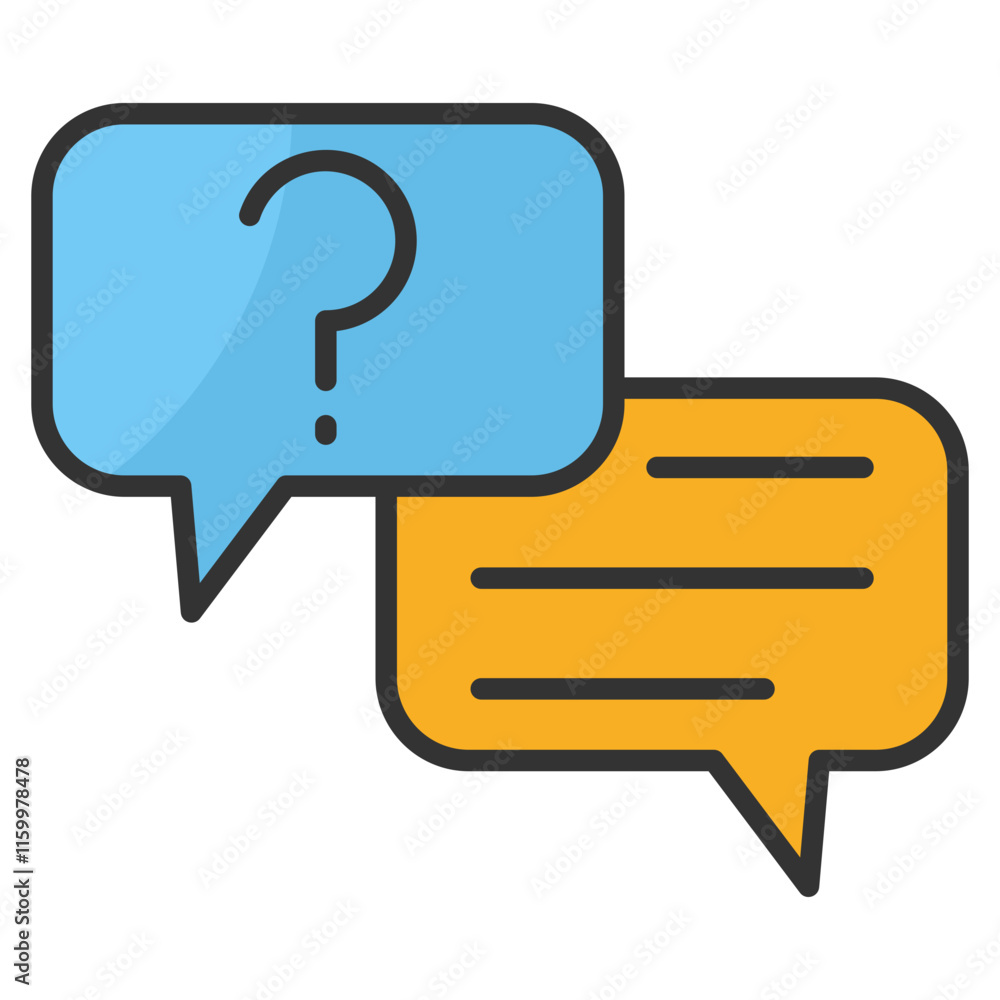 Answer Box Icon Element For Design Answer Box Icon Element For Design