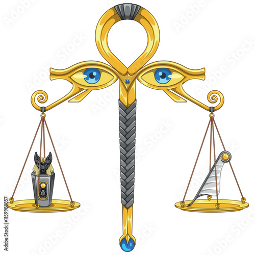 Egyptian Scales of the Judgement of Osiris