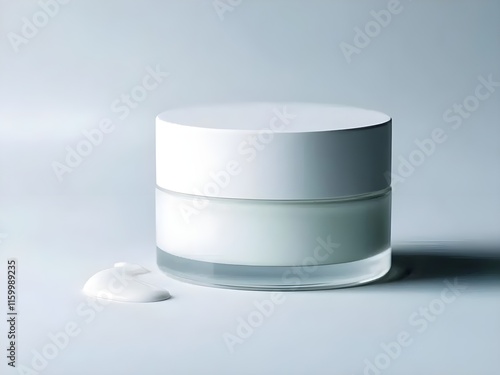 Wallpaper Mural Cosmetic skincare bottle mockup with trendy background. Product presentation. Beauty and body care product concept. Torontodigital.ca