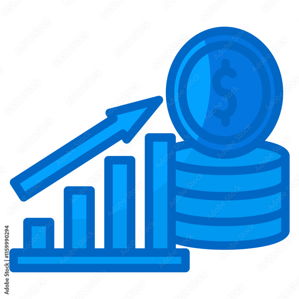 Revenue Growth Icon Element For Design Revenue Growth Icon Element For Design