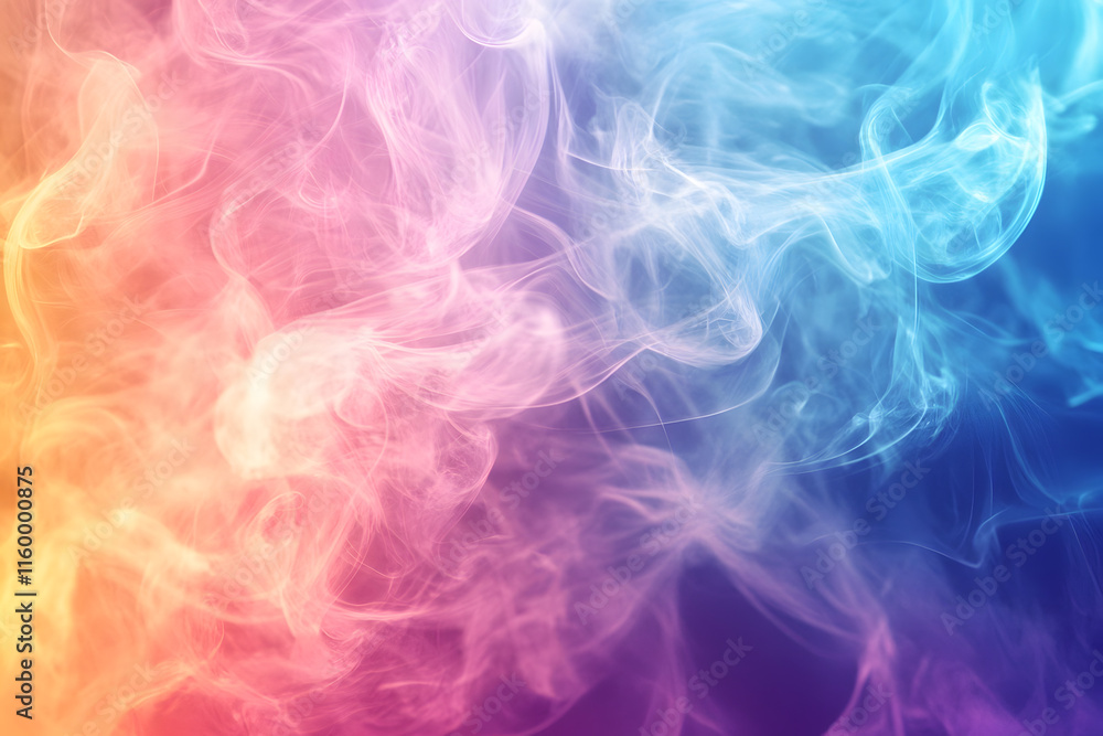 Vibrant Abstract Colorful Smoke Swirls Creating a Mesmerizing Dream-Like Atmospheric Effect : Generative AI Vibrant Abstract Colorful Smoke Swirls Creating a Mesmerizing Dream-Like Atmospheric Effect : Generative AI