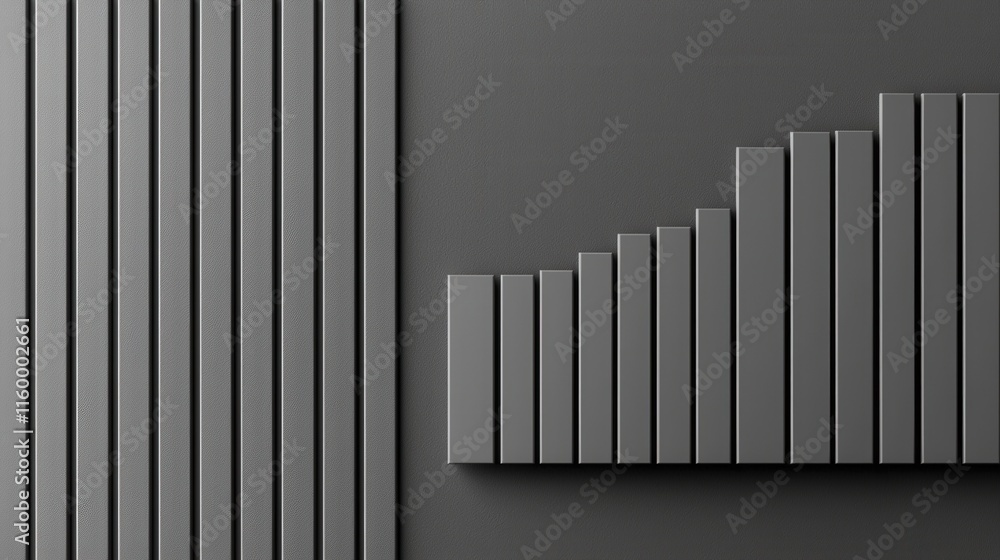 Analyzing Growth Trends in Data Visualization Office Space Infographic Design Minimalist Environment Top-Down View Analyzing Growth Trends in Data Visualization Office Space Infographic Design Minimalist Environment Top-Down View