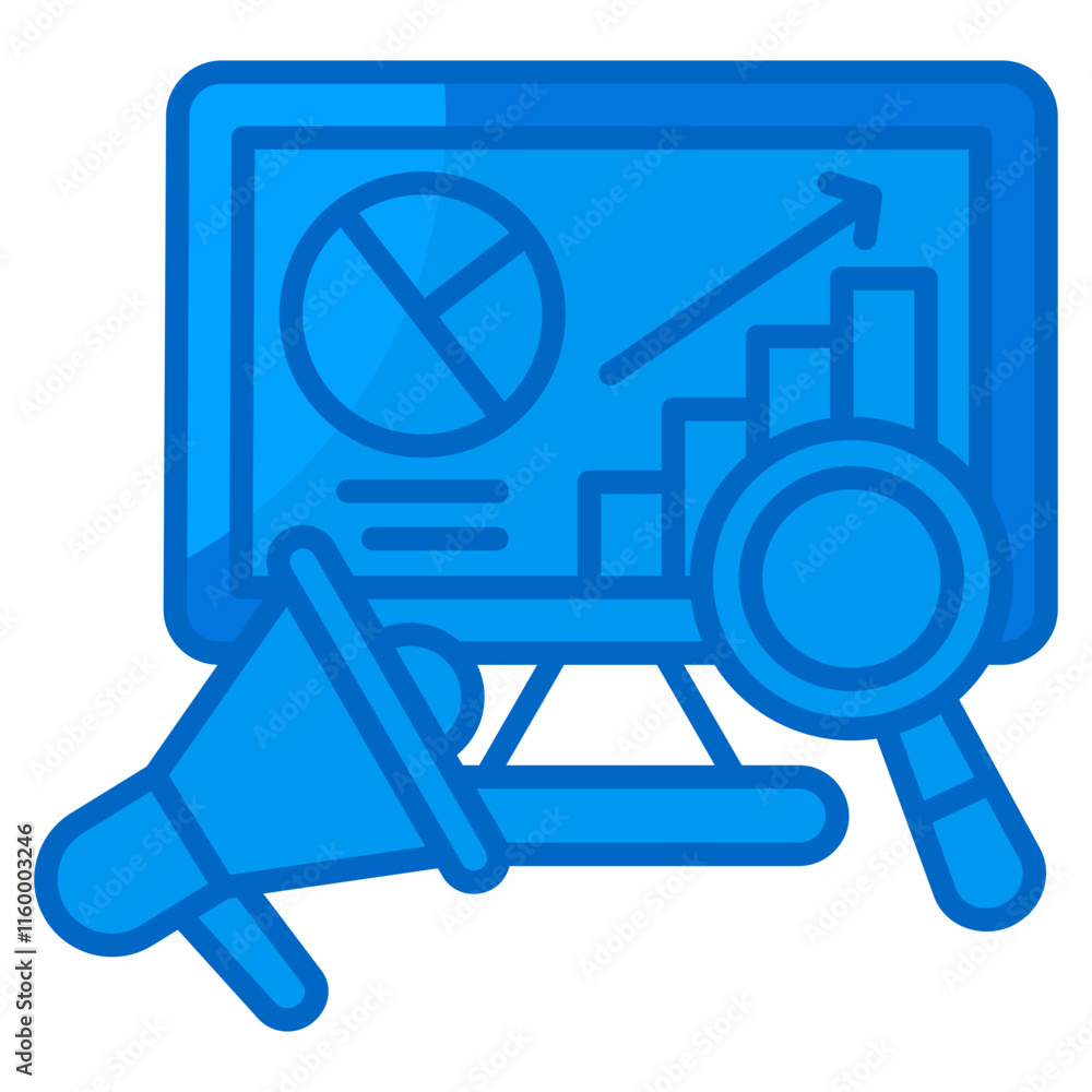 Marketing Analytics Icon Element For Design Marketing Analytics Icon Element For Design