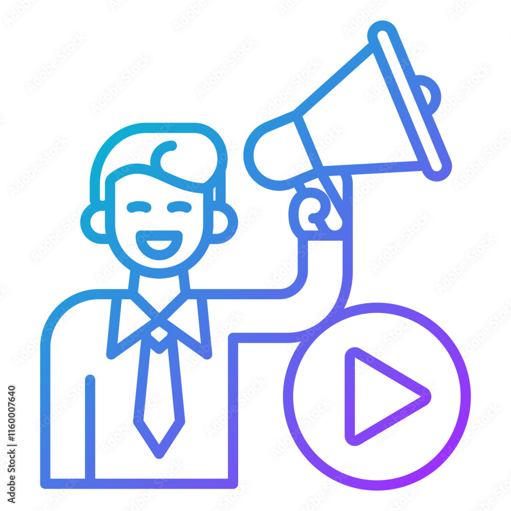 Career advancement style blue and purple line gradation Career advancement style blue and purple line gradation