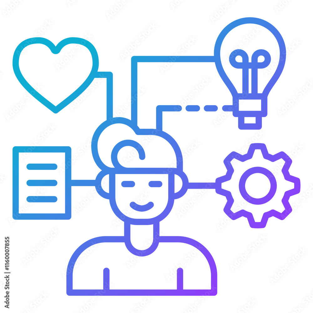 Career advancement style blue and purple line gradation Career advancement style blue and purple line gradation