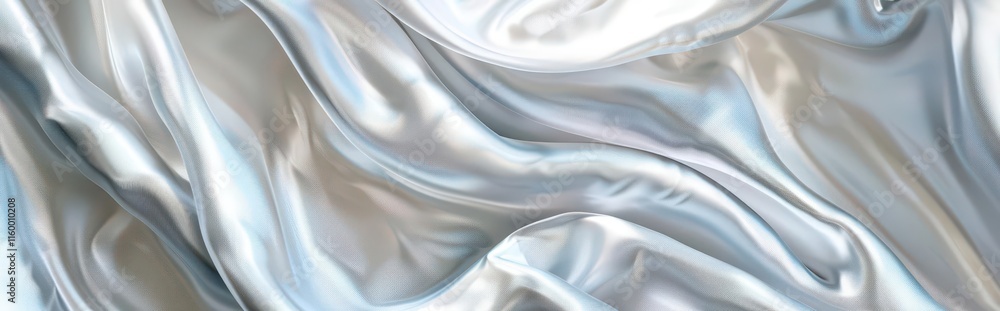 Fototapeta premium Flowing Elegance. A mesmerizing display of liquid and satin textures