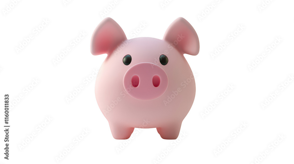 Cute Piggy Bank for Saving Money and Financial Goals Cute Piggy Bank for Saving Money and Financial Goals