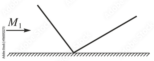 Regular shock reflection scheme