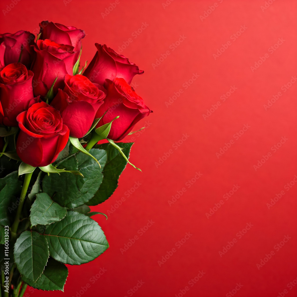 Valentines day card with rose flowers. valentine day romantic poster template design with red rose flowers. Valentines day card with rose flowers. valentine day romantic poster template design with red rose flowers.