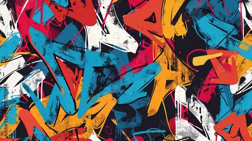 Wallpaper Mural Urban Graffiti pattern wallpaper Torontodigital.ca