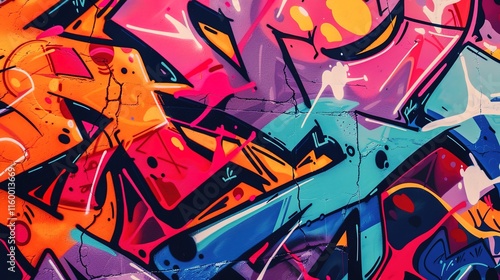 Wallpaper Mural Urban Graffiti pattern wallpaper Torontodigital.ca