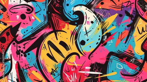 Wallpaper Mural Urban Graffiti pattern wallpaper Torontodigital.ca